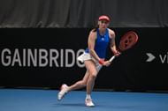 Juvan in action at the Billie Jean King Cup Play-offs - Source: Getty